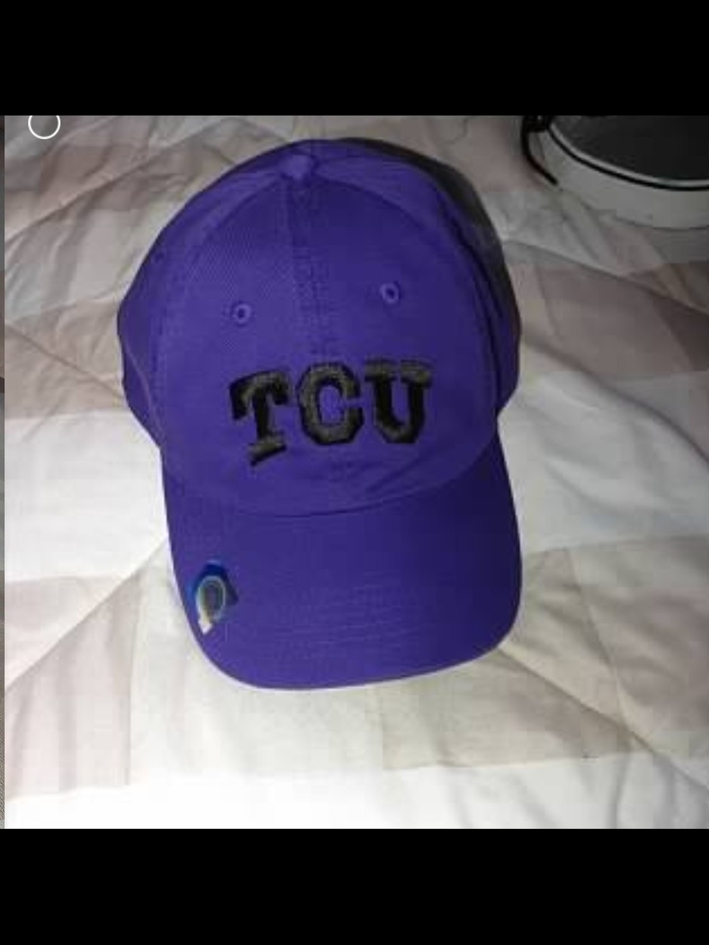 TCU Purple Embroidered Baseball Cap